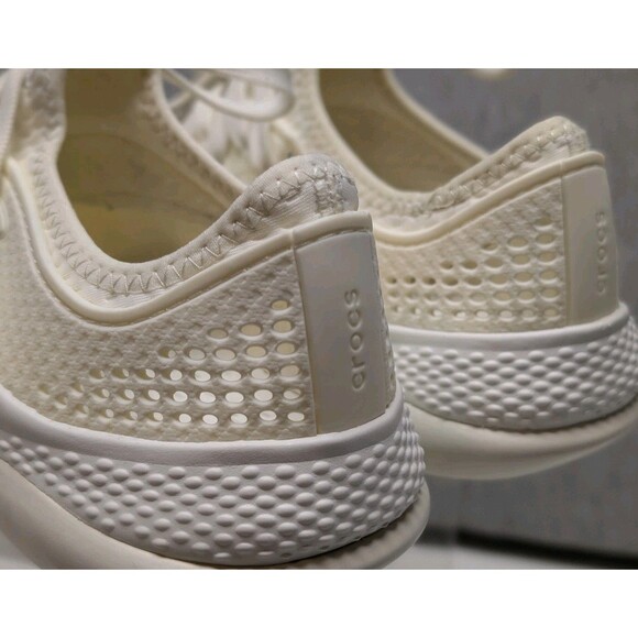 Crocs Literide 360 Pacer Running Sneakers Womens Beige Lace-Up Low Top Size 8 - Picture 5 of 9